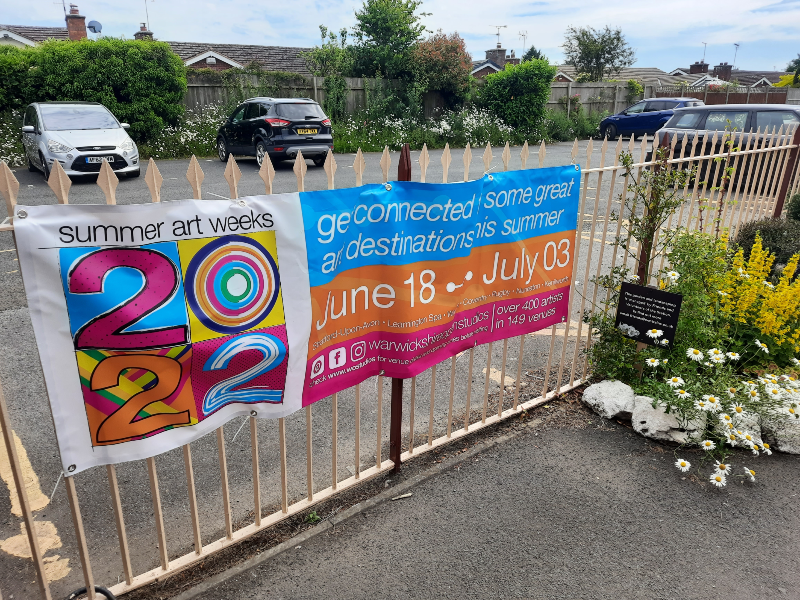 Summer art weeks poster