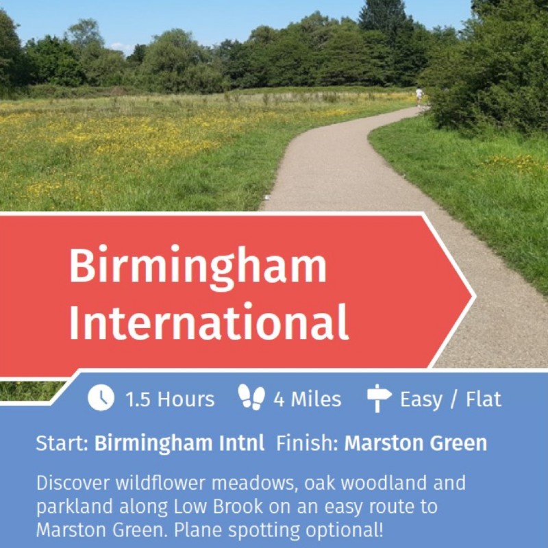 Image taken from PDF linked for the rail trails for Birmingham international