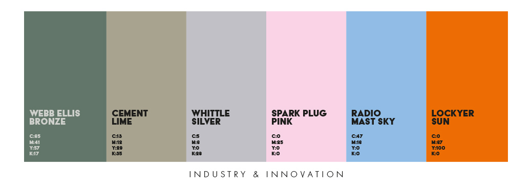 6 banded colours as described below