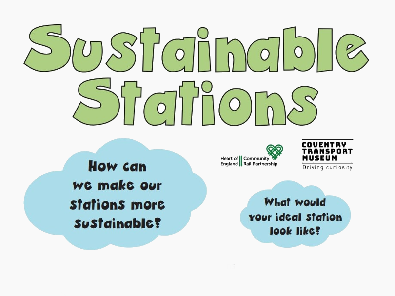 Sustainable stations poster promo box